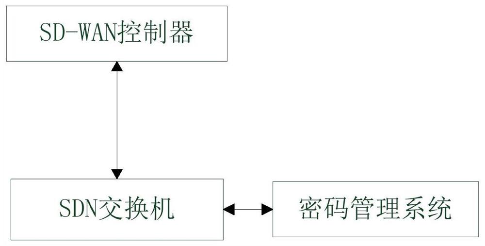 Network encryption method, system, medium and equipment based on southbound interface