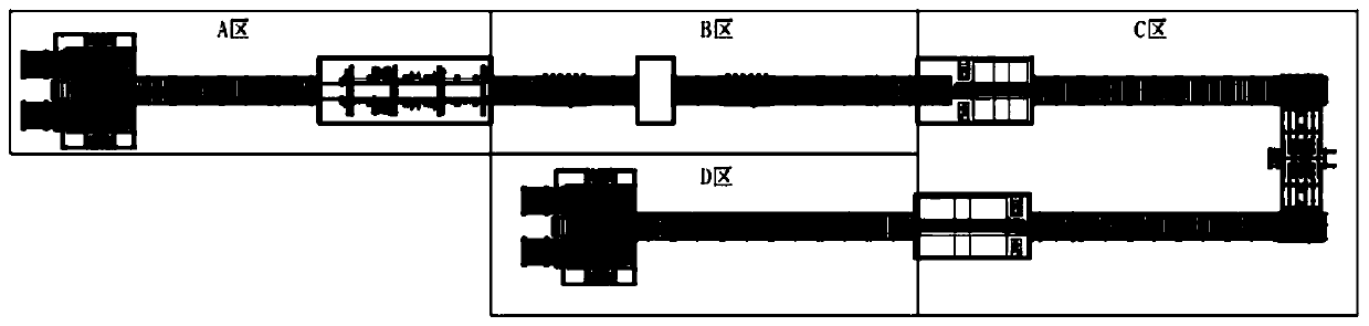 Large-scale plate coated processing integrated device