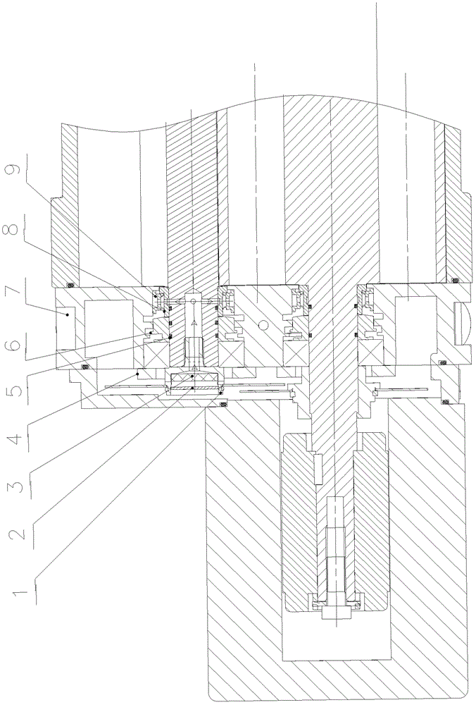 Vacuum pump seal structure