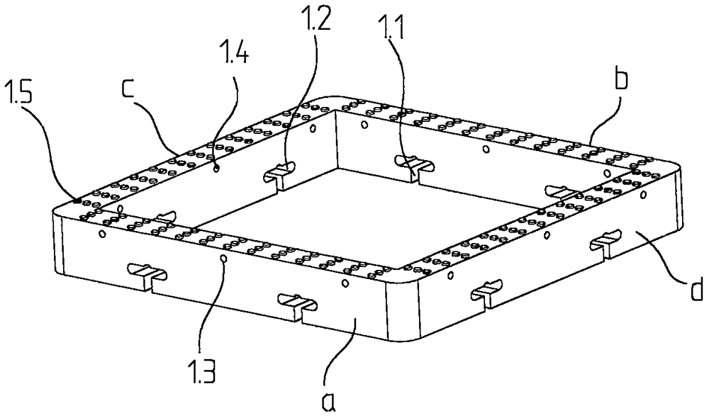 Reinforcing structure for slope protection of geotechnical engineering