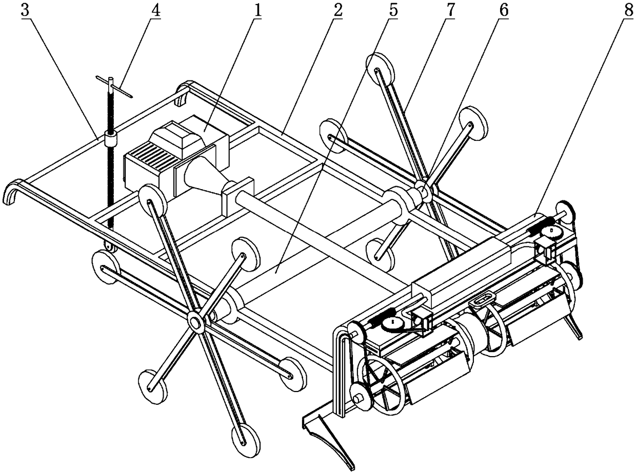 Agricultural fungi plant culture material weeding machine