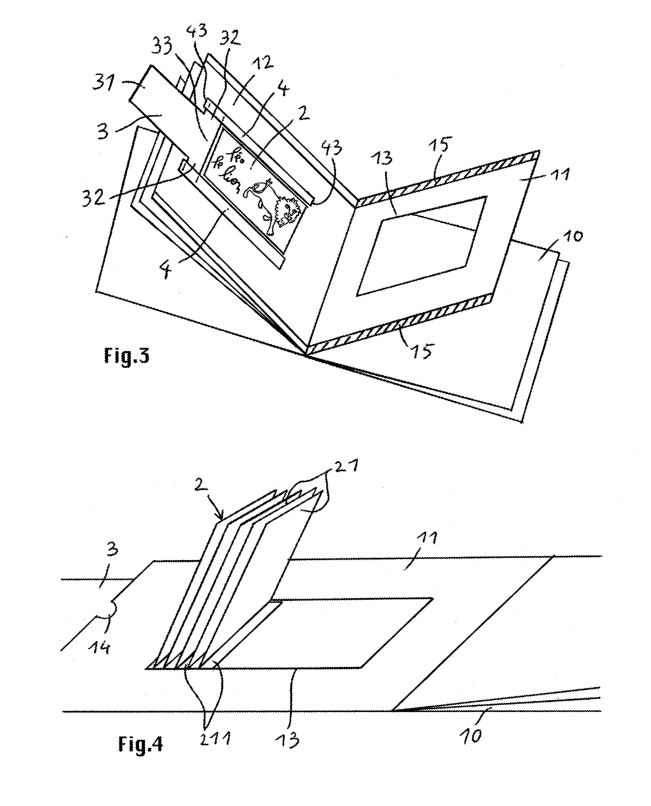 Panel Comprising at Least One Display Window, and Various Uses of Such a Panel