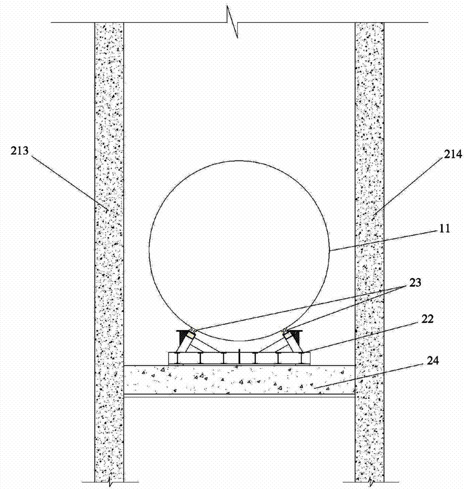 Construction method for enabling tunnel shield to pass through vertical shaft structure