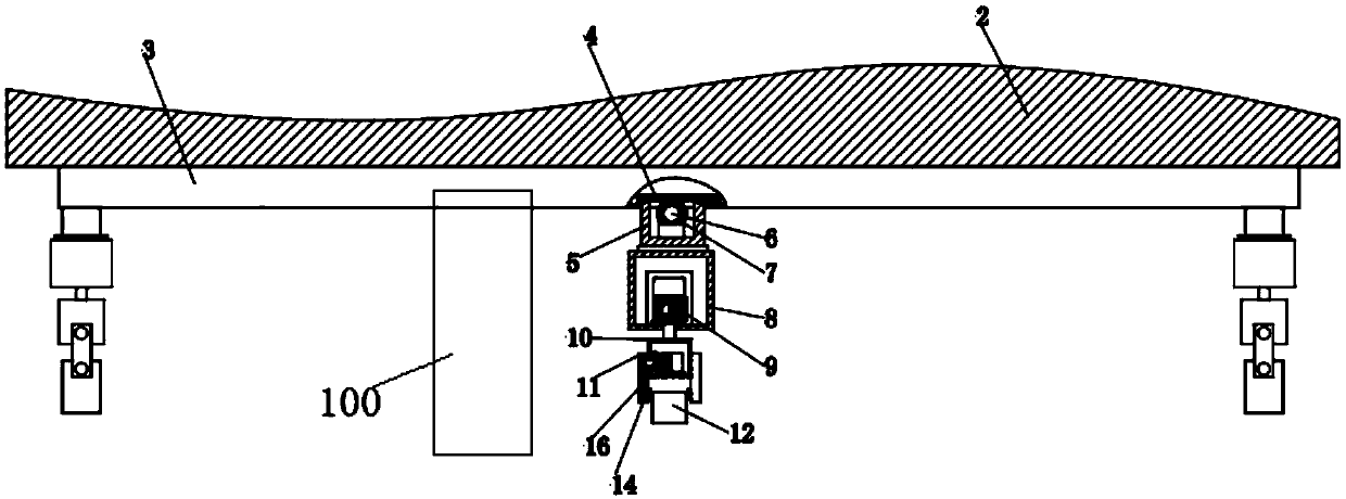 Multi-scenic-area interactive lighting method and device for studio