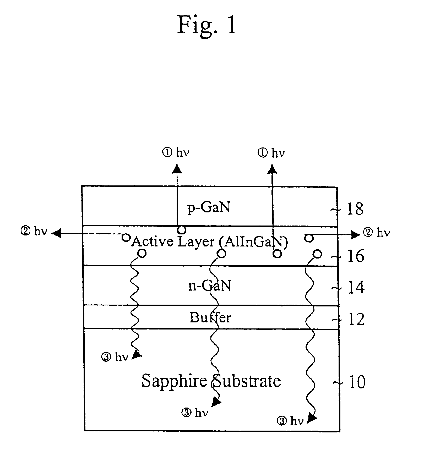 Method of making diode having reflective layer