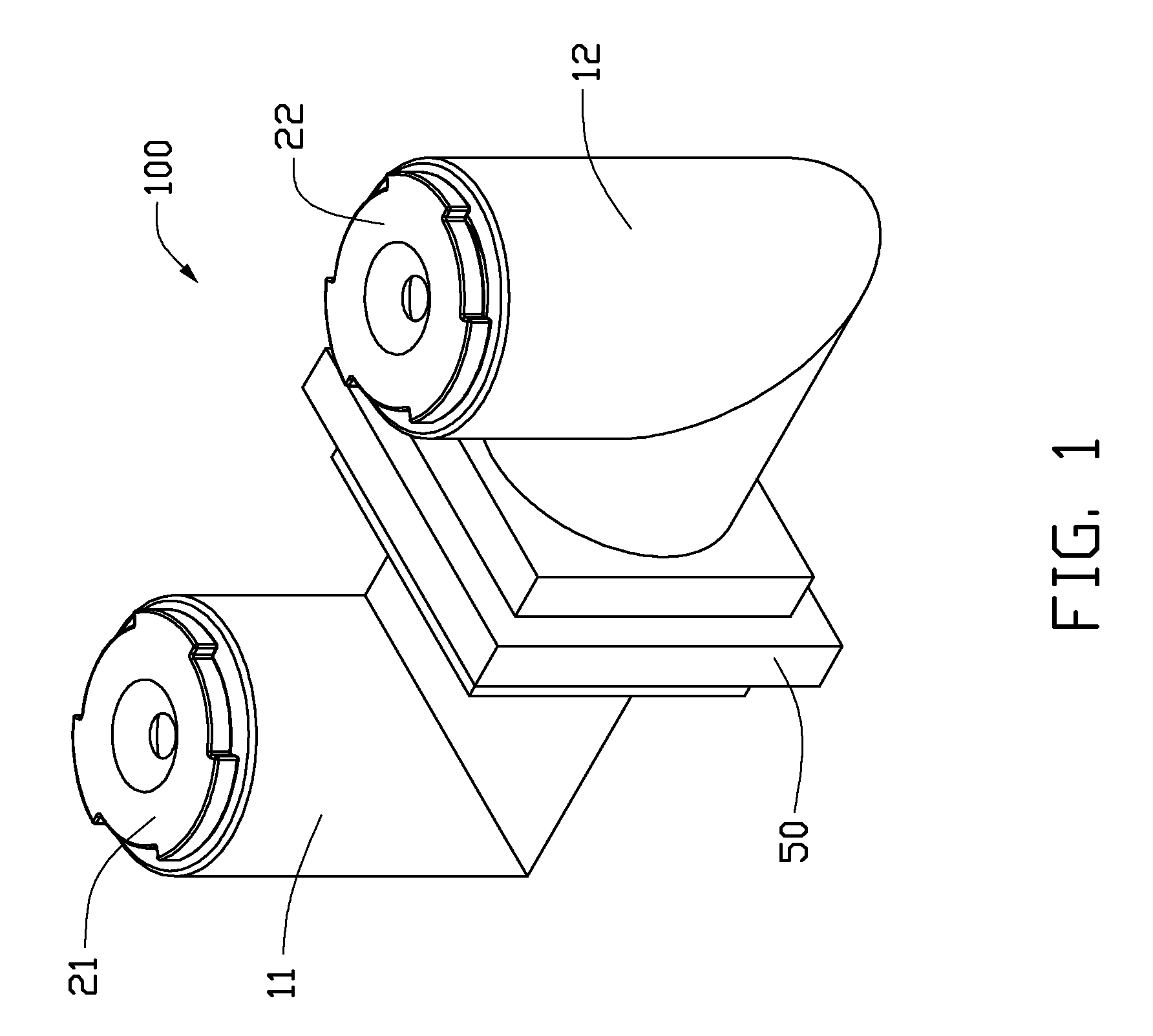 Camera module with dual lens modules and image sensors