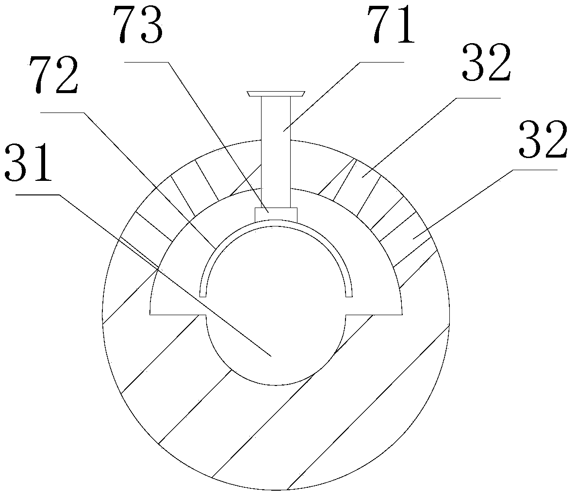 Bobbin holding rack