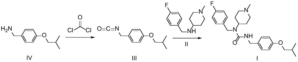 Preparation method of pimavanserin intermediate