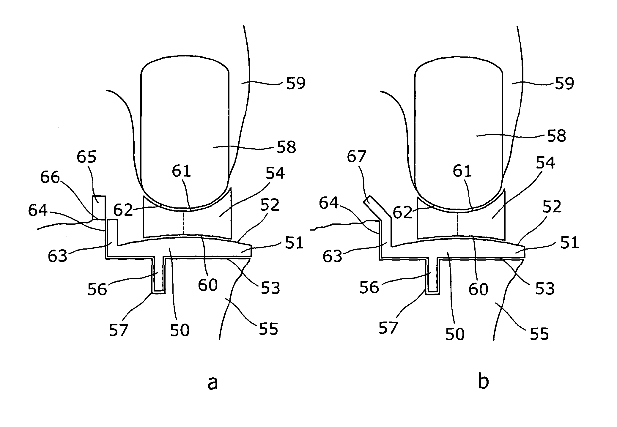 Femoral extension prosthetic component and tibial shelf prosthetic component for unicondylar meniscal bearing knee prosthesis and prosthesis including such a component