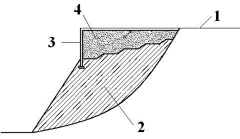 EPS (expandable polystyrene) improved soil for treating expansive soil slopes and construction method thereof