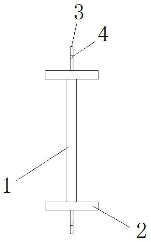 Beam end hinged connecting assembly for bearing axial force in high-rise building