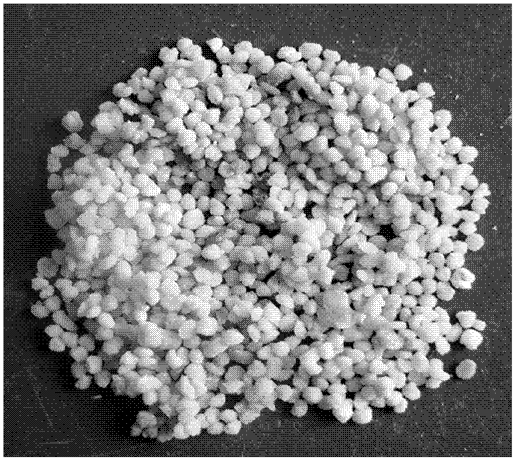 Nano-aperture granular adsorbent and preparation and application thereof