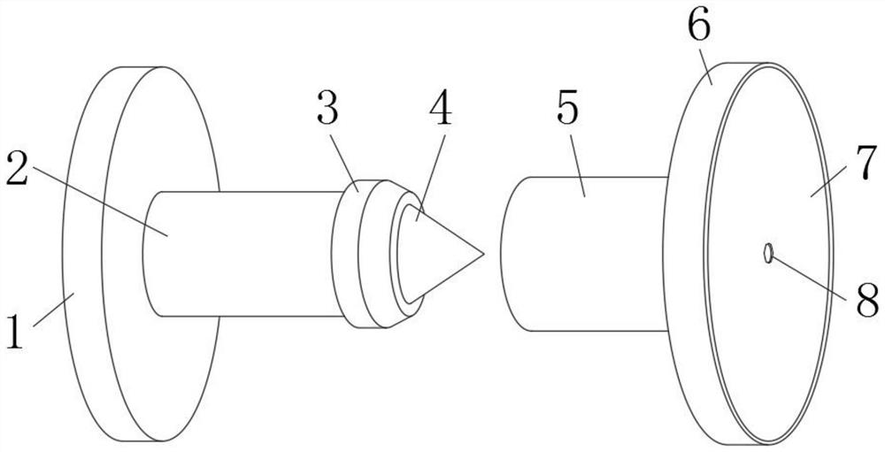 Animal husbandry ear tag with anesthesia effect