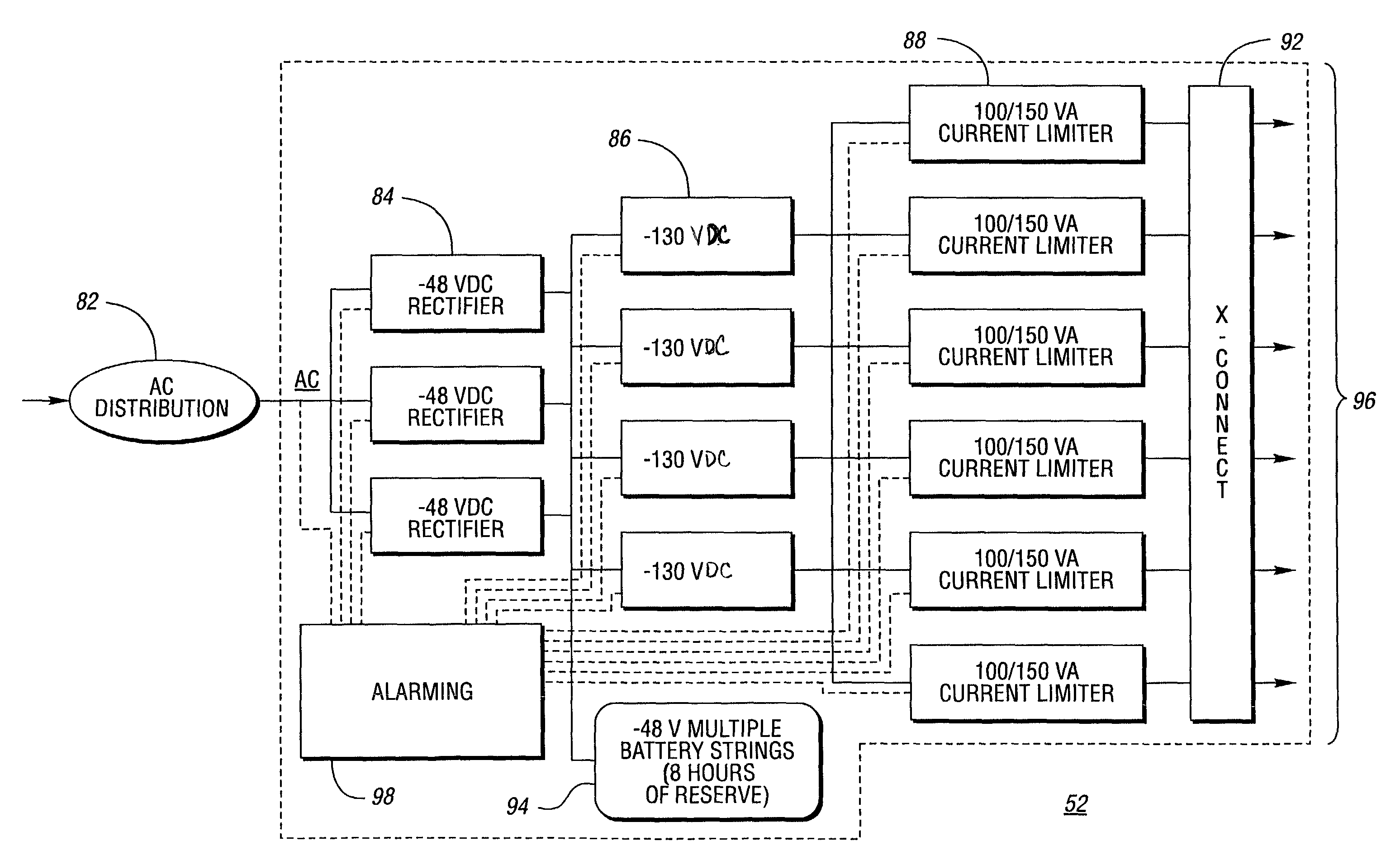 Fiber to the curb and fiber to the neighborhood power architecture