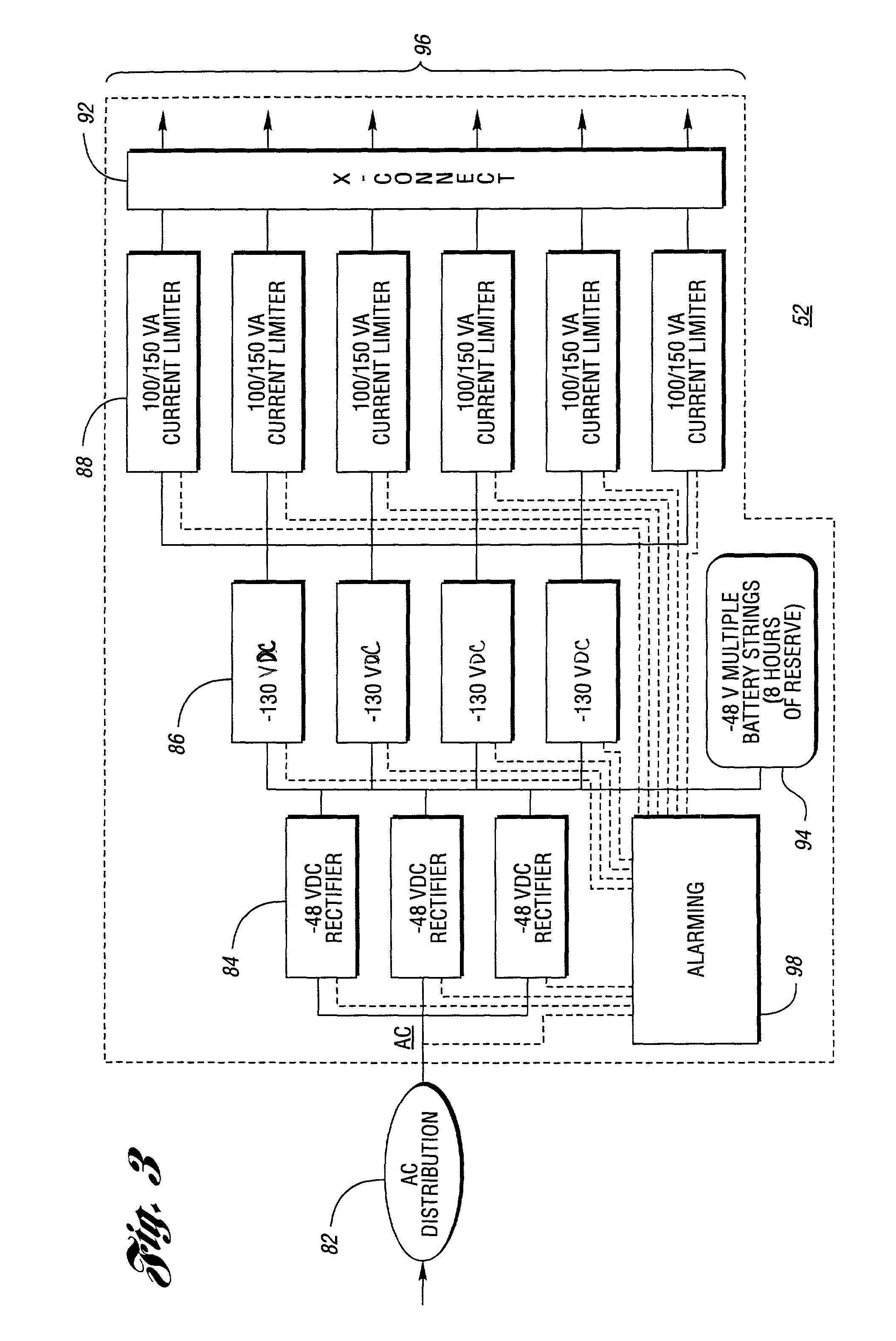 Fiber to the curb and fiber to the neighborhood power architecture