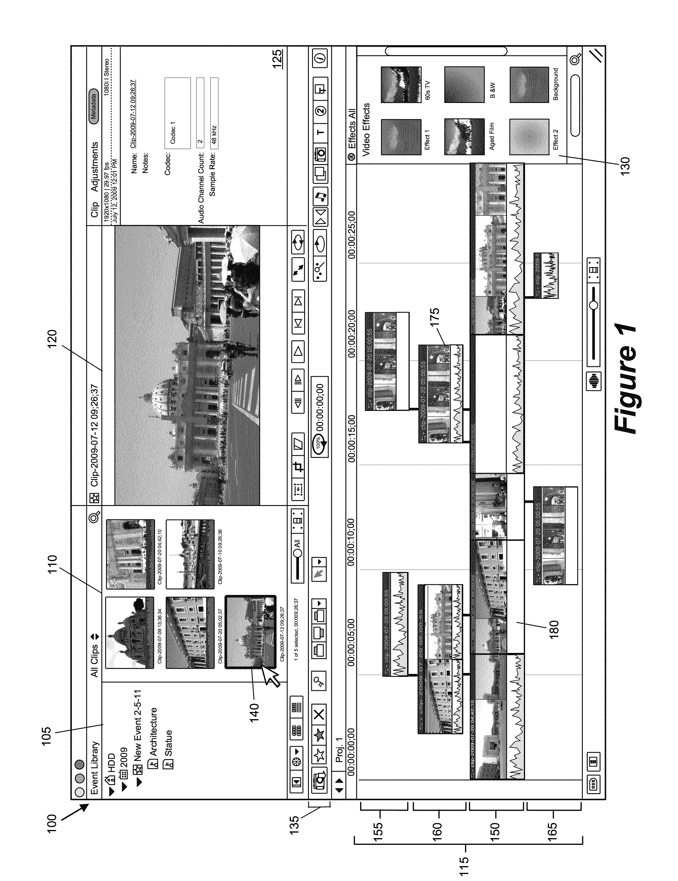 Media-Editing Application with Media Clips Grouping Capabilities