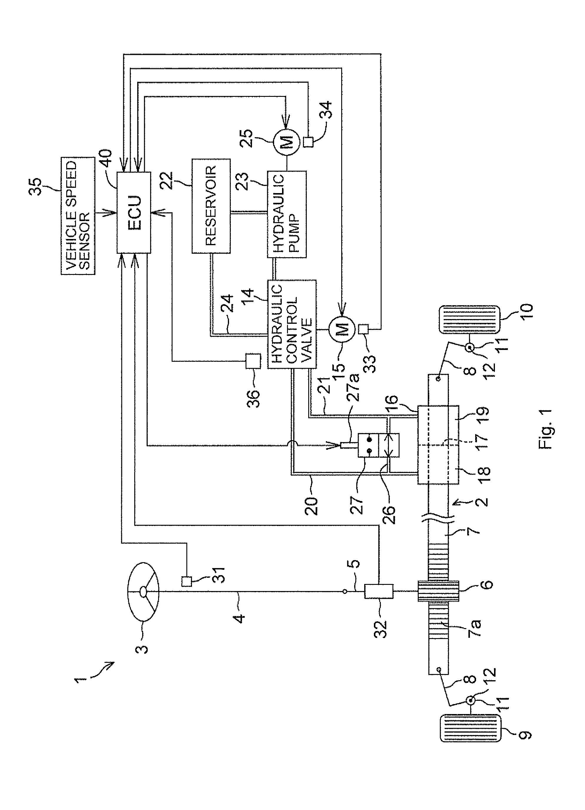 Hydraulic power steering system