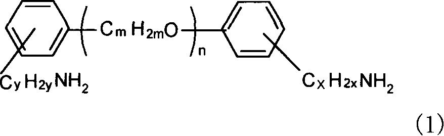 Alpha, omega end amino polyether used as epoxy resin curing agent and method for preparing the same