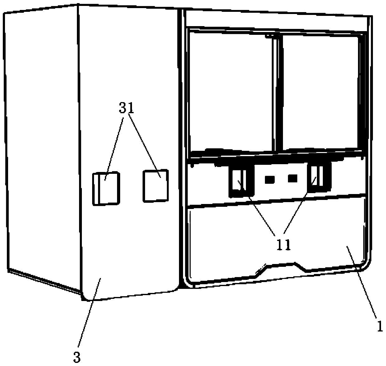 On-site making and on-site selling system supporting online ordering