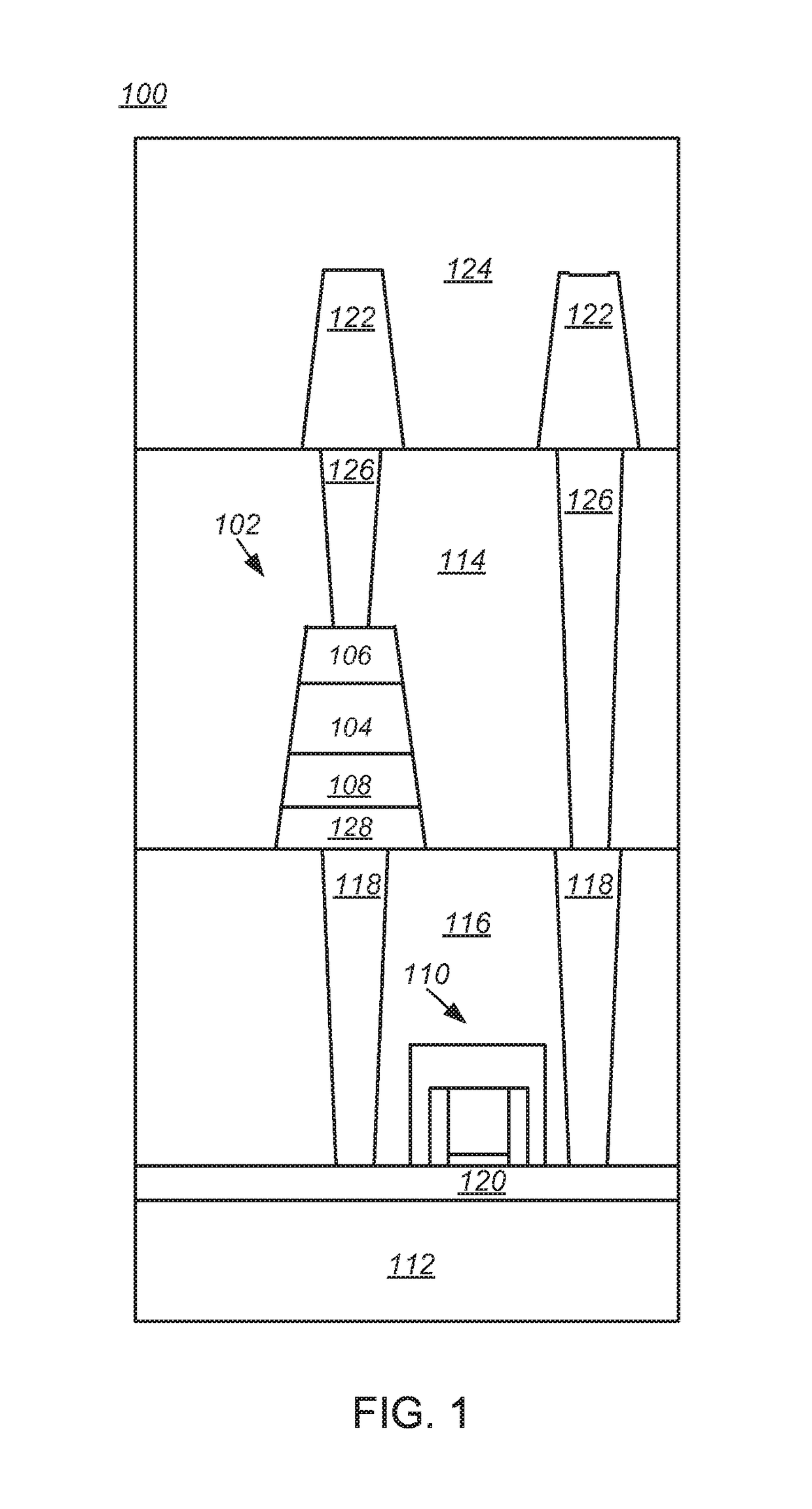 Ferroelectric random-access memory with pre-patterned oxygen barrier