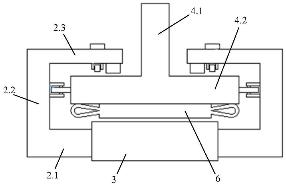 Hanging type suspension frame and maglev vehicle system