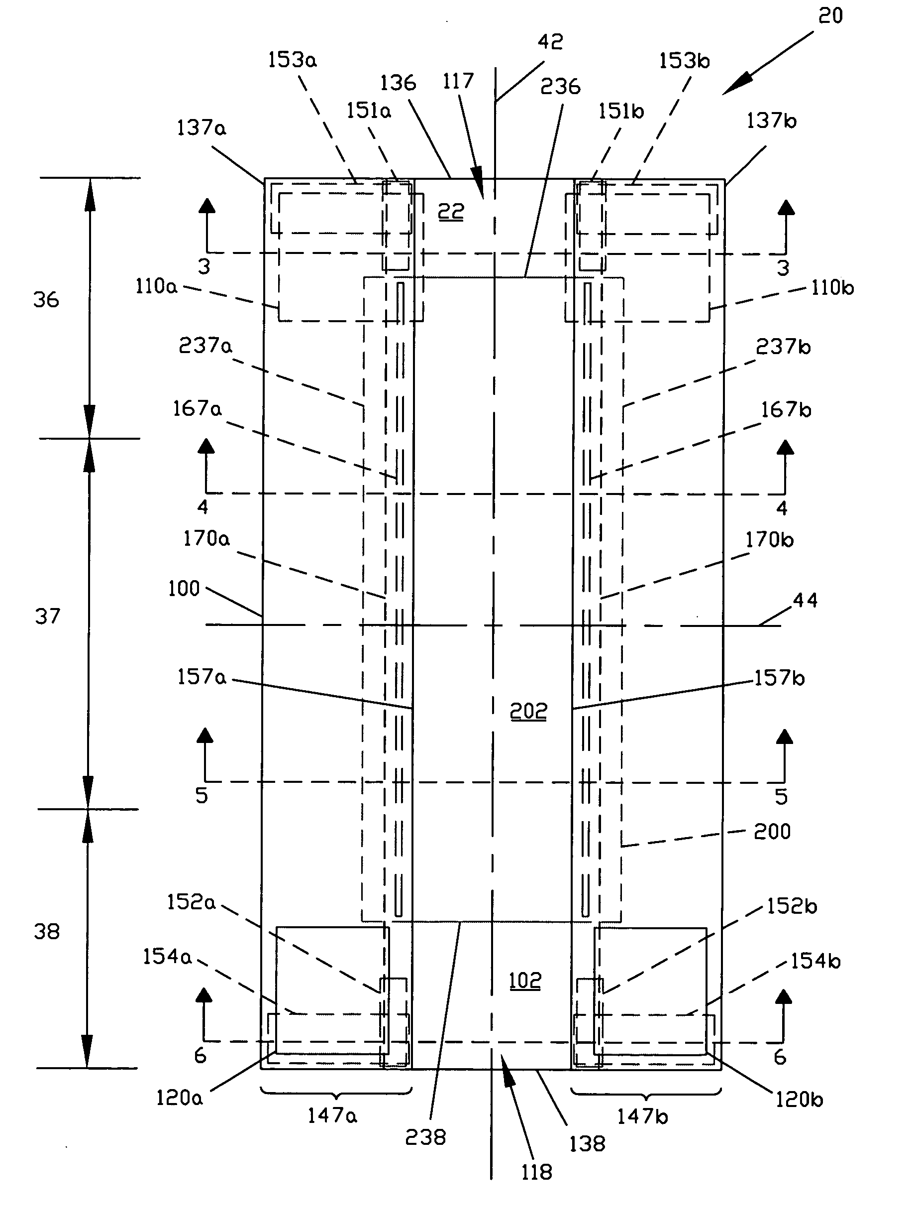 Simple disposable absorbent article