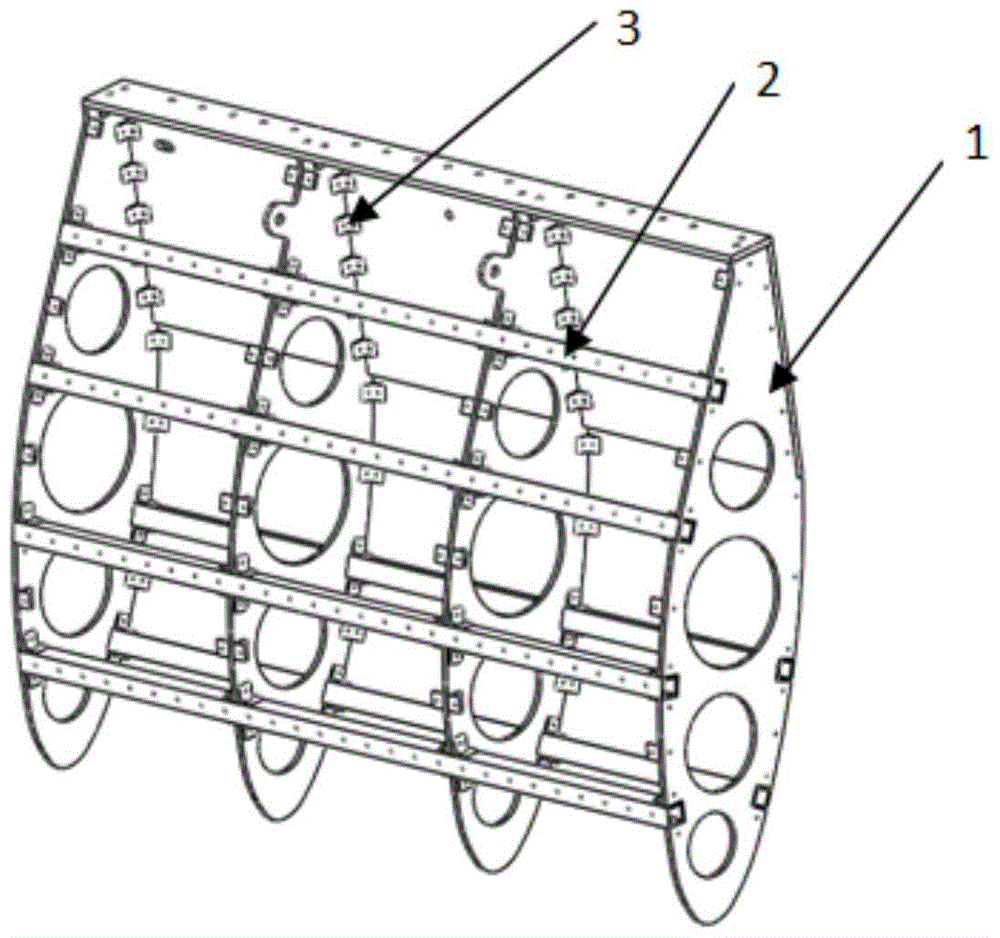 A kind of assembly tooling of air deflector deflector deflector and using method thereof