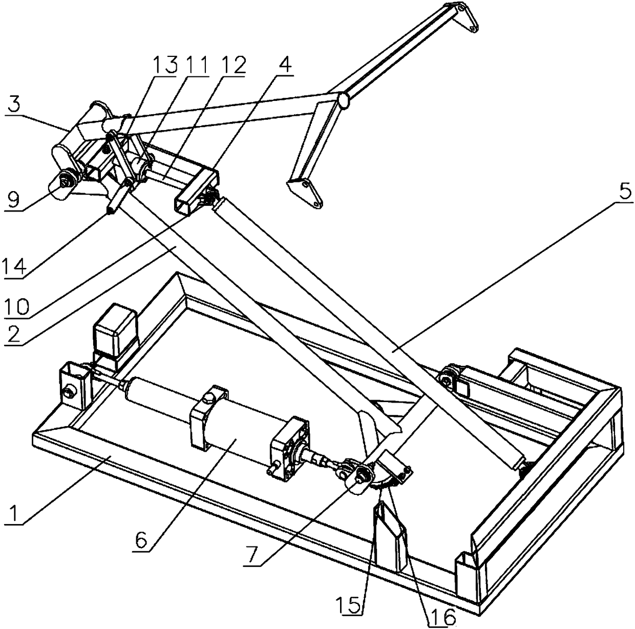 Novel umbrella-shaped vertical-lifting pantograph body