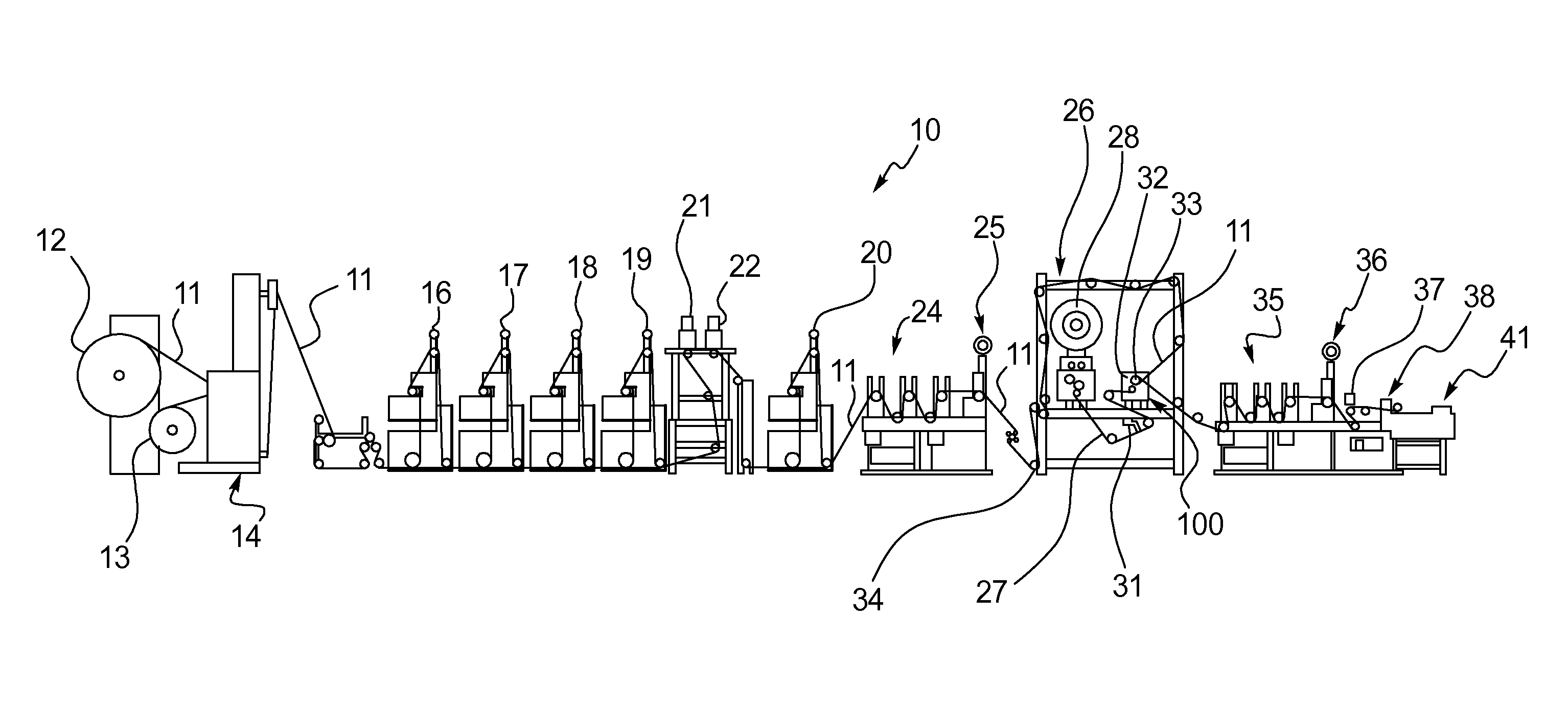 Multi-Part Form Made Using Single Pass/Single Web Manufacturing Process