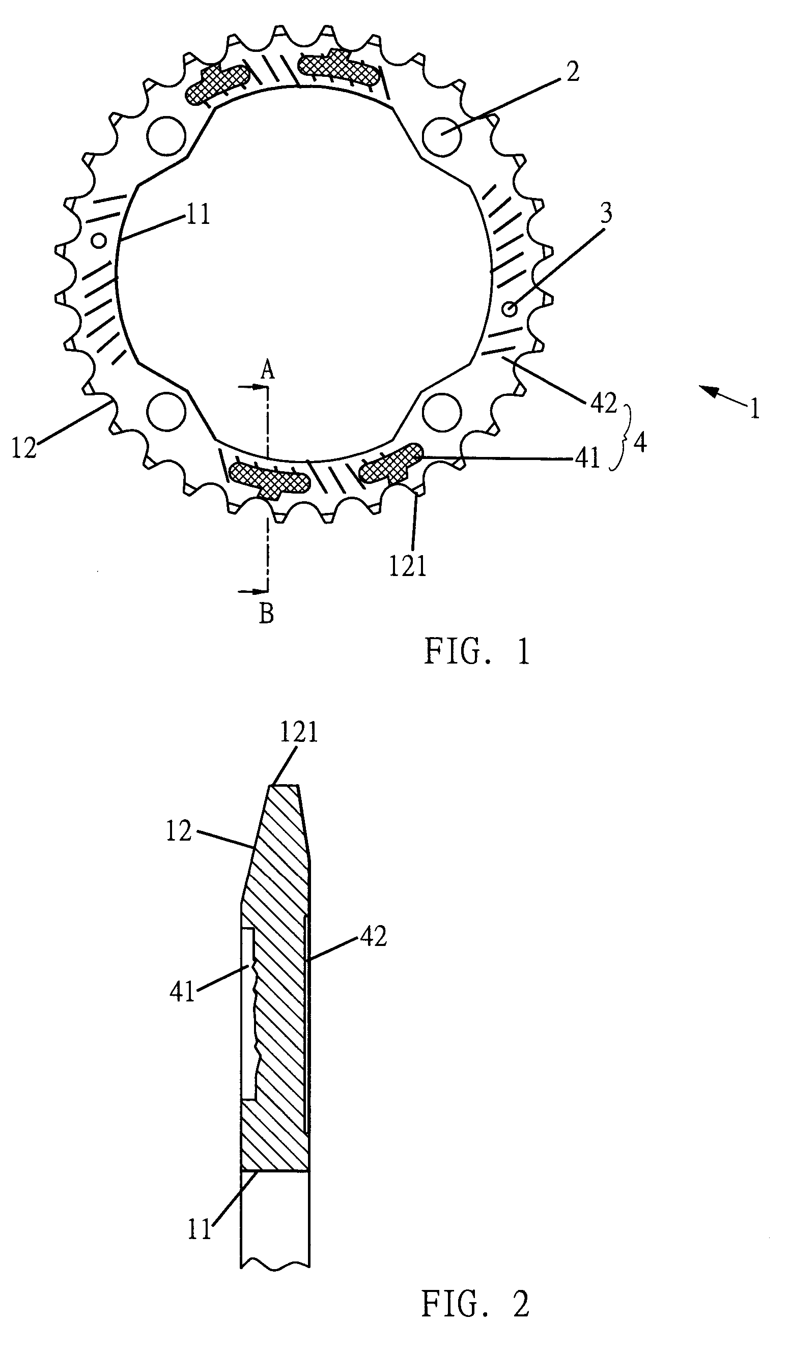 Light weight Chain Wheel Having Concrete Structure