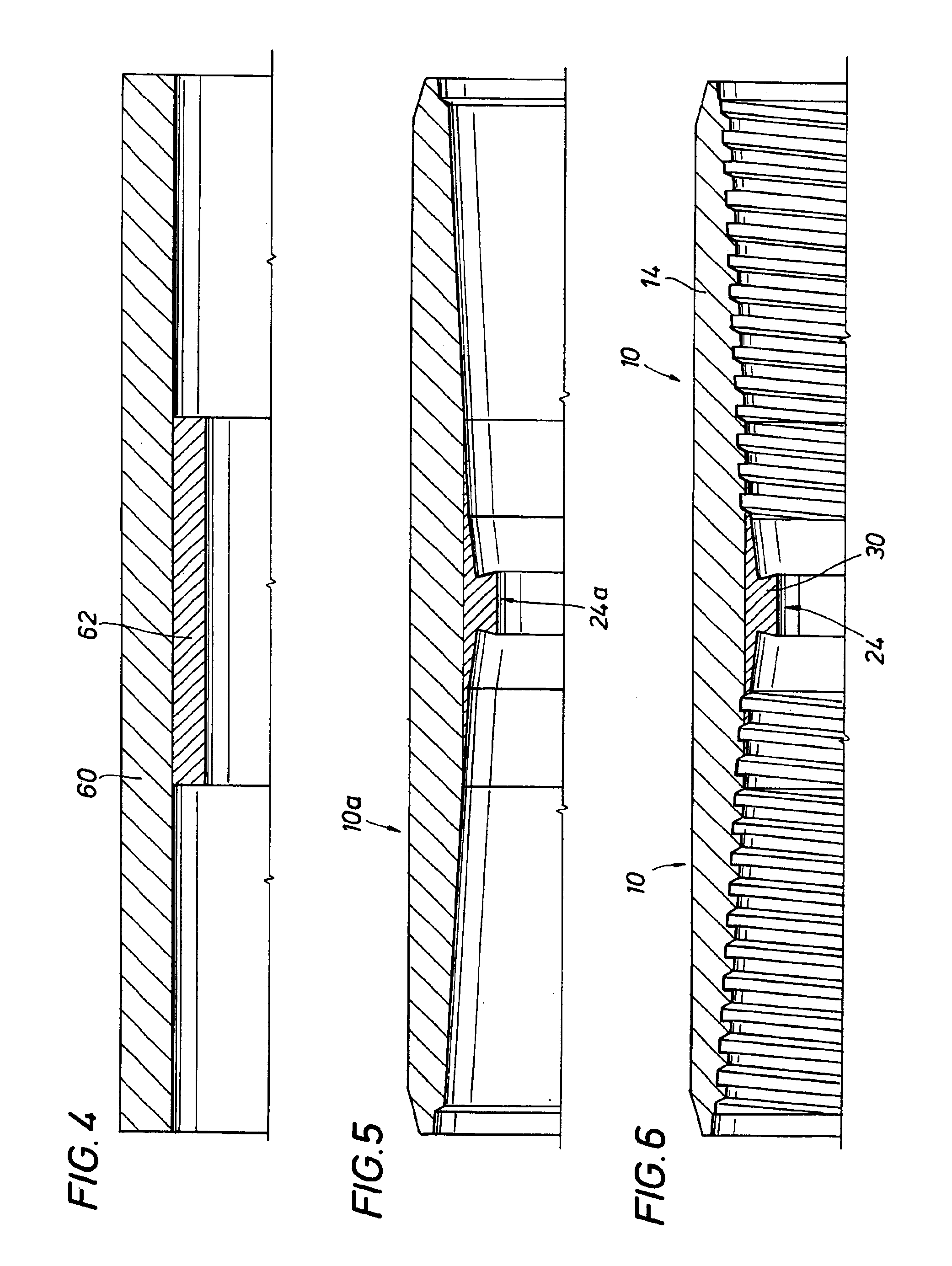 Threaded connection for internally clad pipe