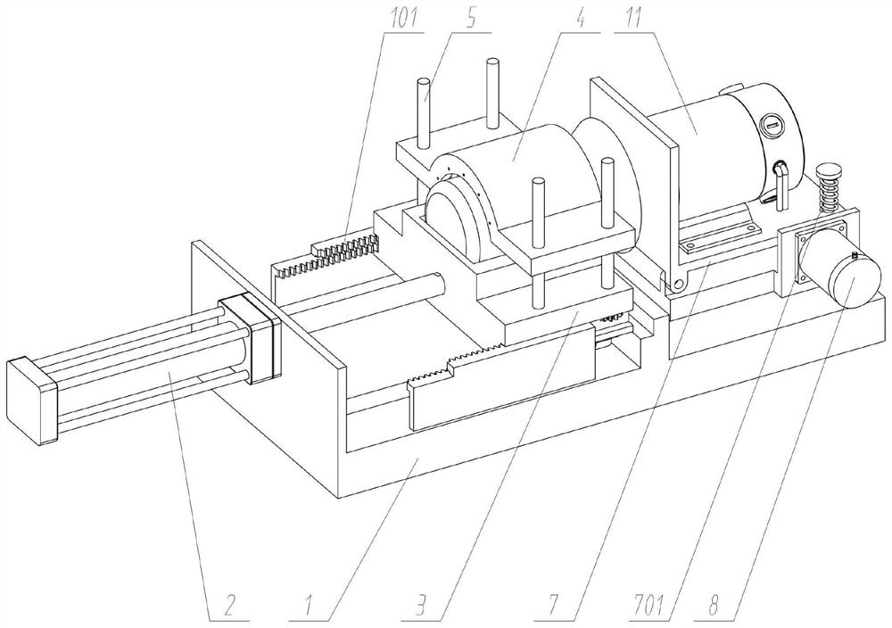 Bead grinding and polishing device for glass product processing