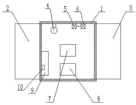 Corrosion-resistant electric meter box integrated with maintenance tools internally