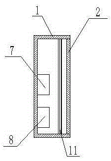 Corrosion-resistant electric meter box integrated with maintenance tools internally