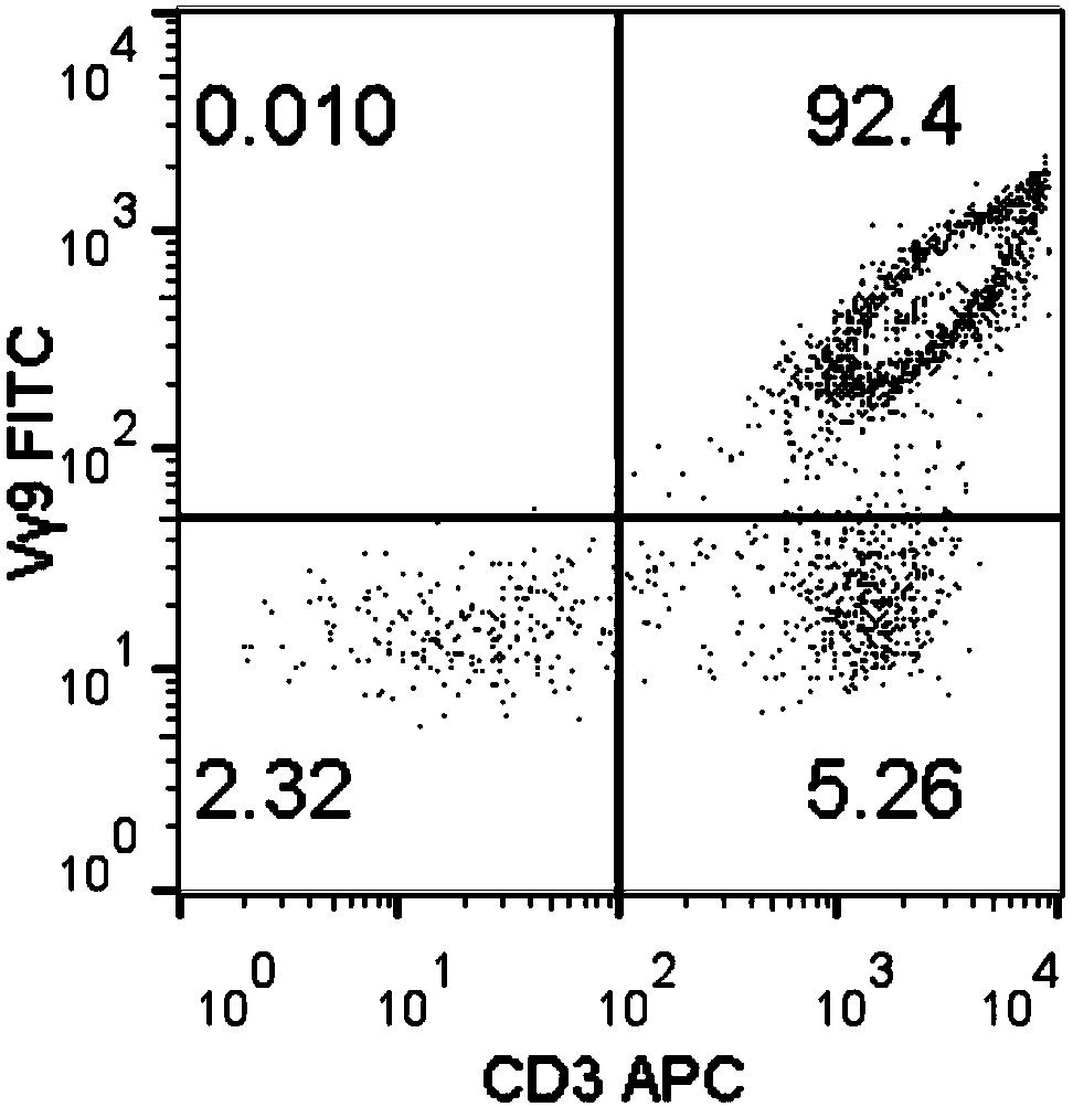 Method for amplifying killing activity gamma-delta T cell by induction in vitro