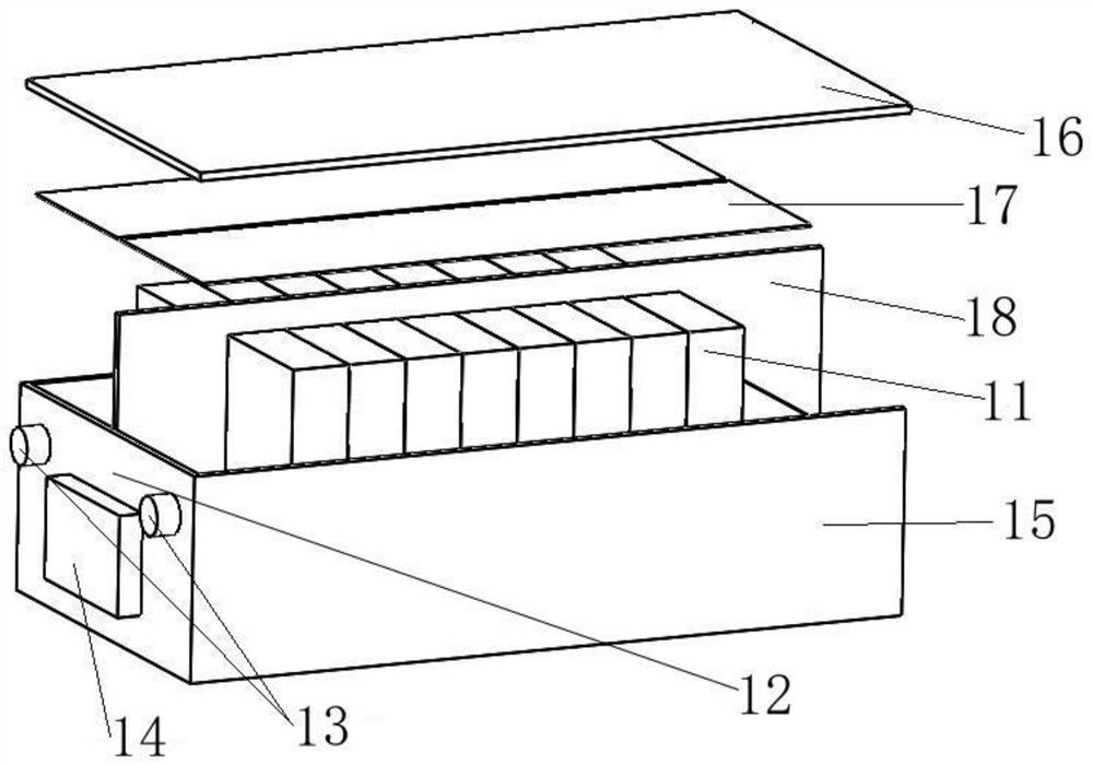 Energy storage system with low energy consumption and uniform temperature and method thereof