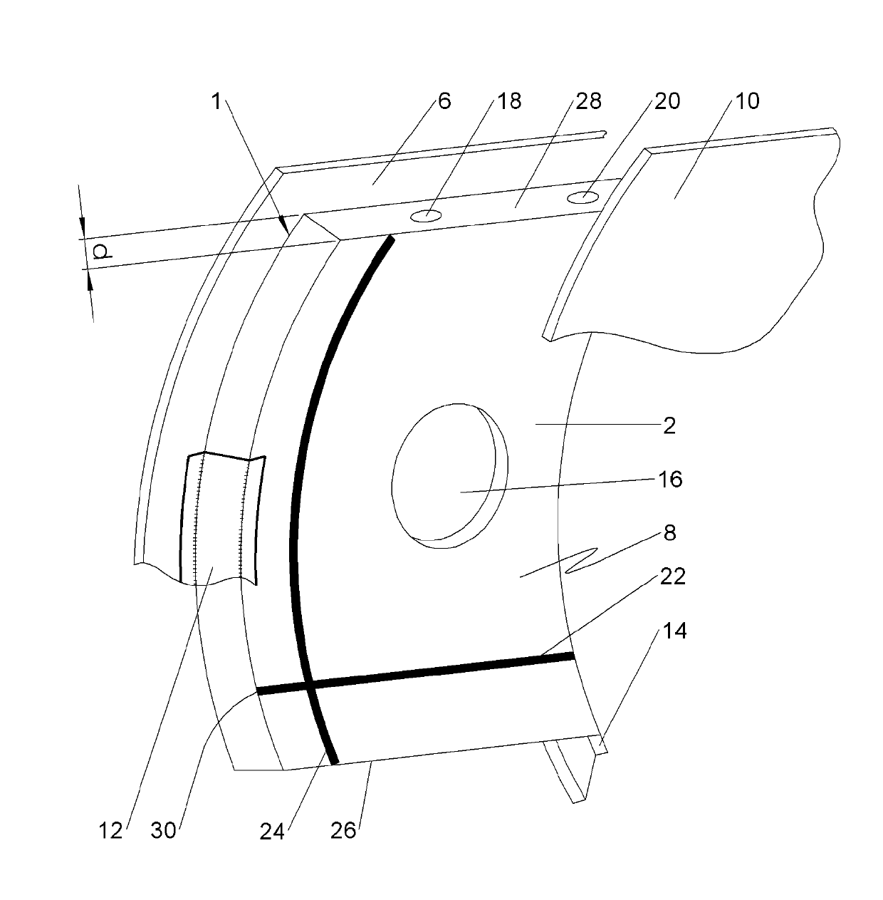 Panel, method for manufacturing a panel and aircraft