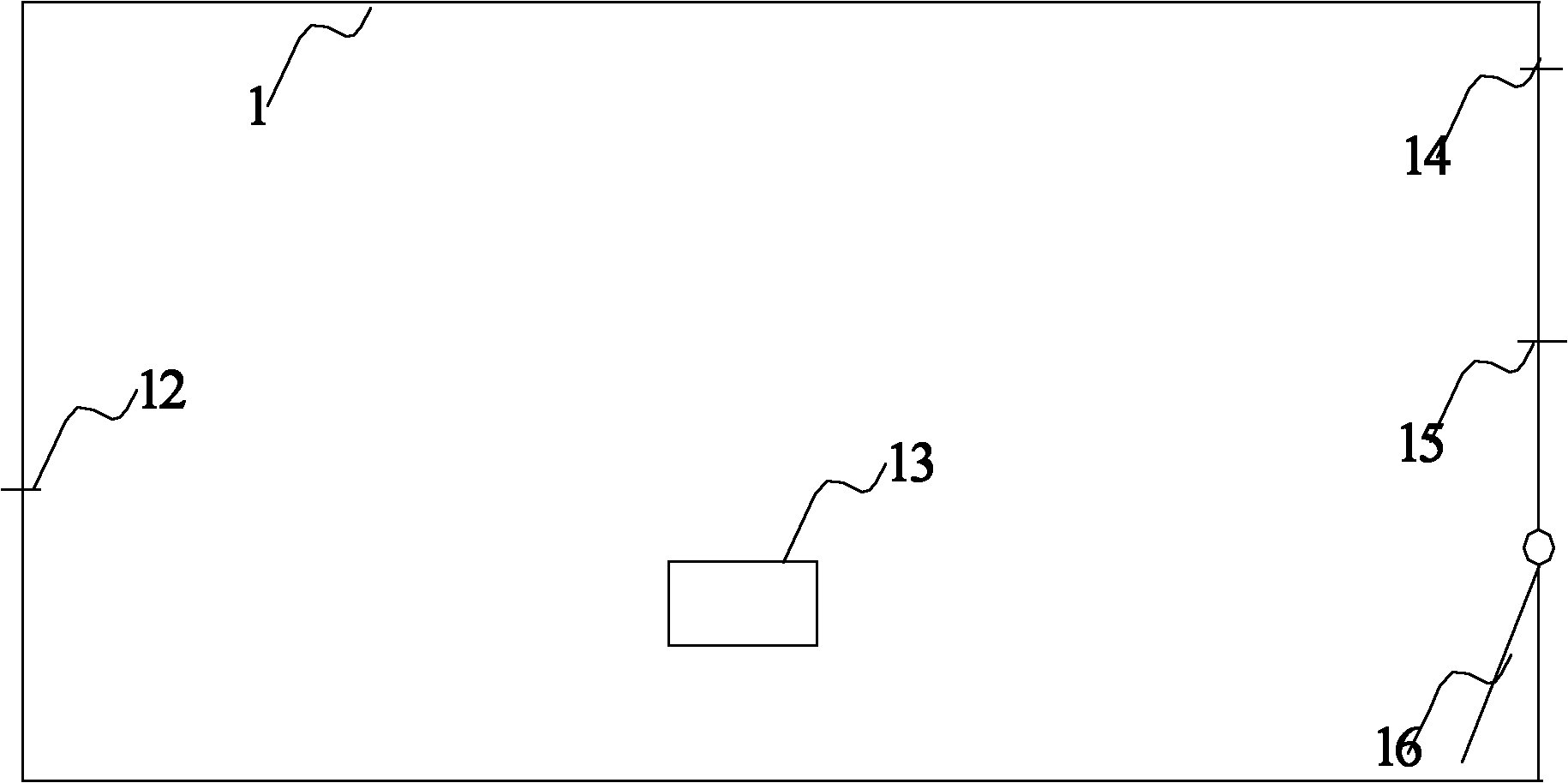 Device for treating solid radioactive wastes