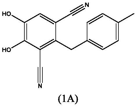 Process for the preparation of 4,5-dihydroxy-2-(4-methylbenzyl)isophthalonitrile