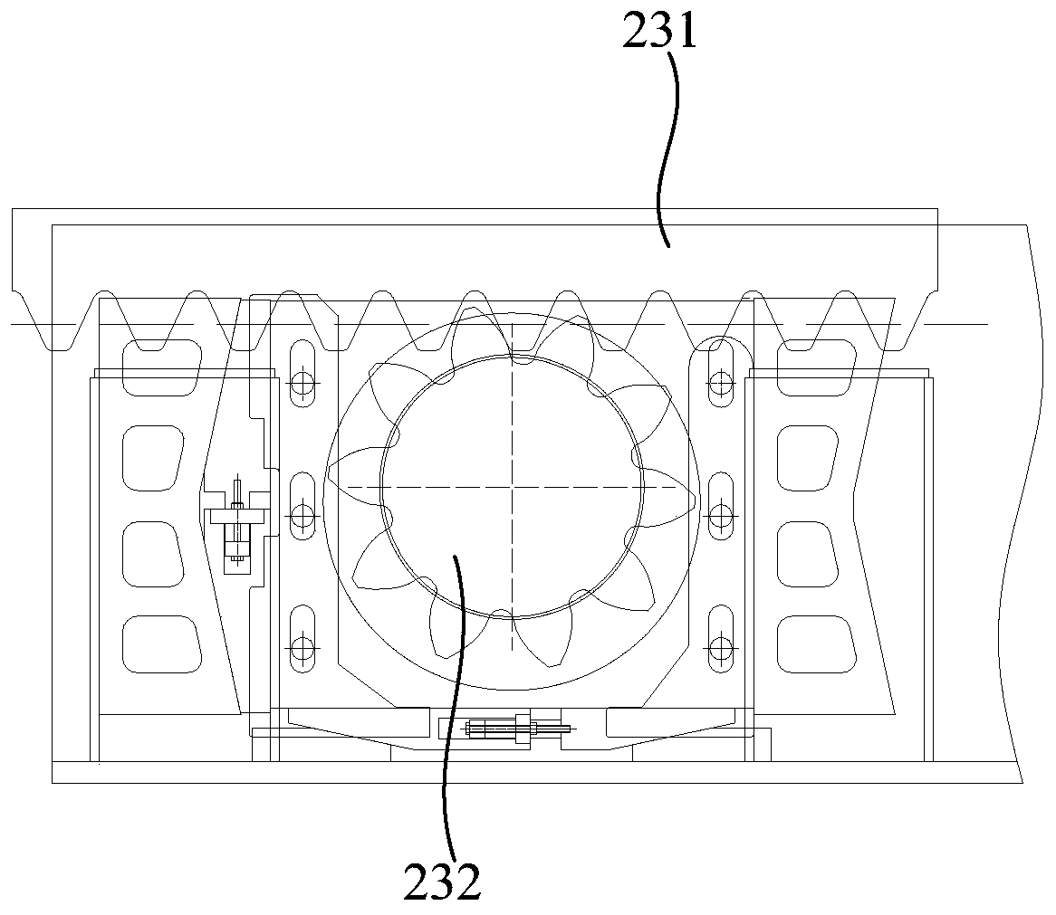 Gravity center adjusting type lifting frame