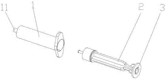 Injector reducing residual volume of liquid medicine