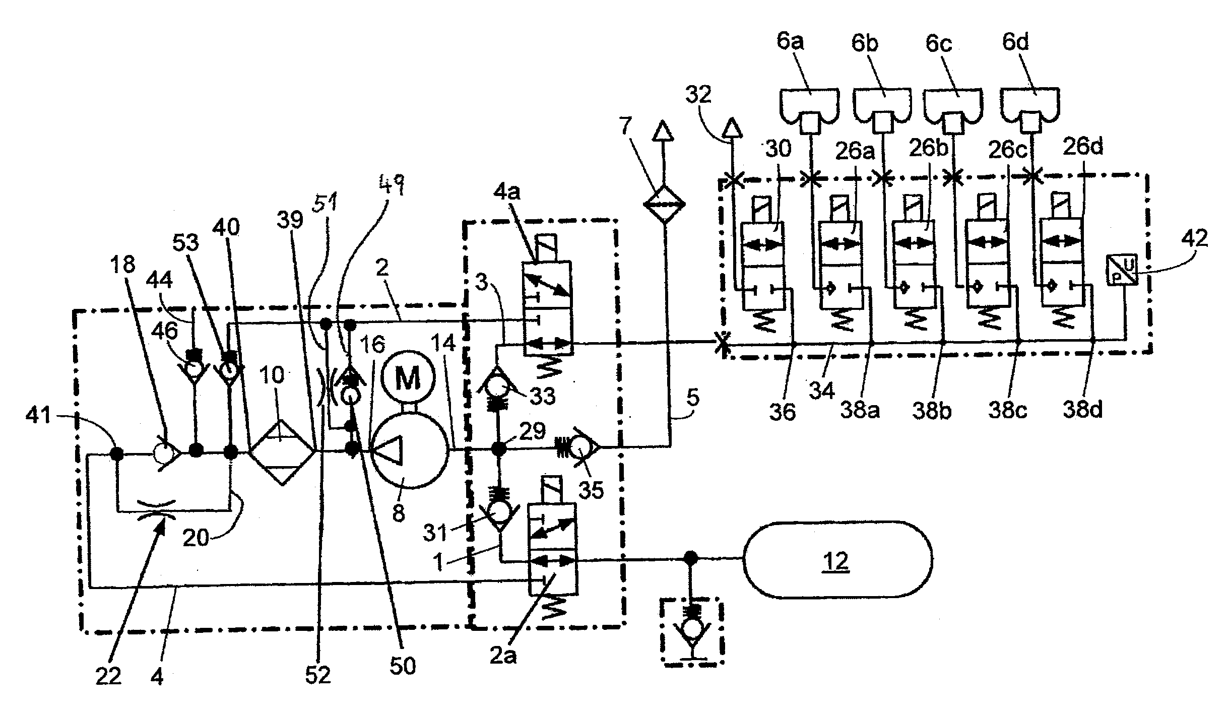 Closed ride control system for vehicles