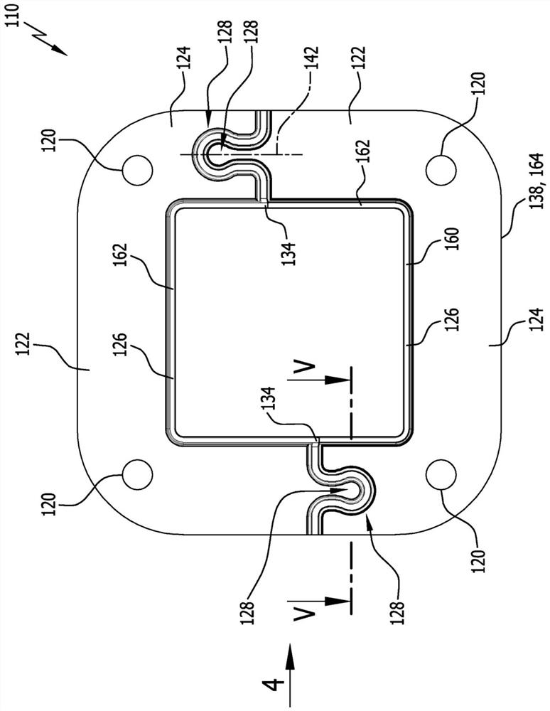 Sealing device, battery or control box, motor vehicle, and method for producing a sealing device