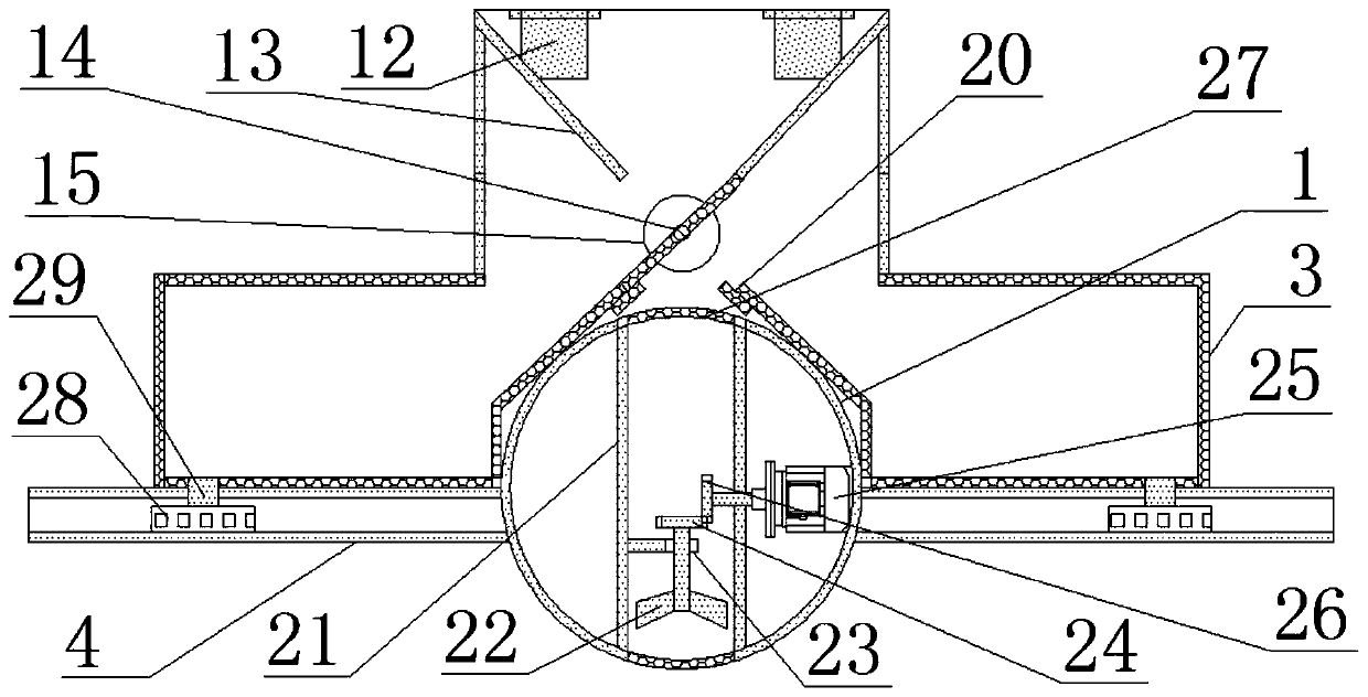 Energy-saving underwater garbage cleaning robot with classification function