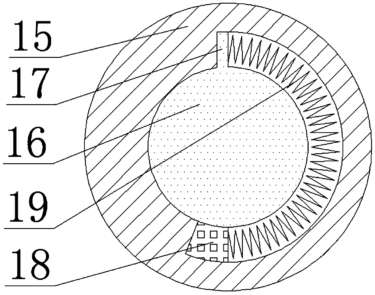 Energy-saving underwater garbage cleaning robot with classification function