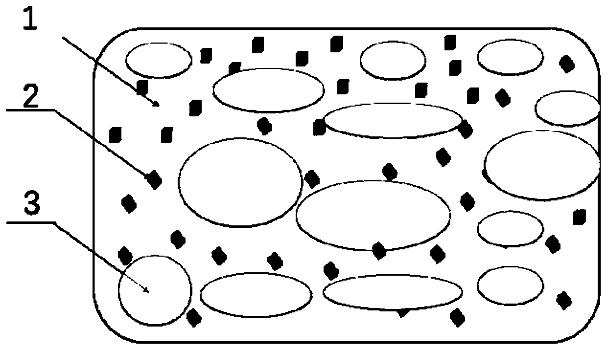 In-situ doped nanometer calcium carbonate chitin hydrogel, and preparation method and application thereof