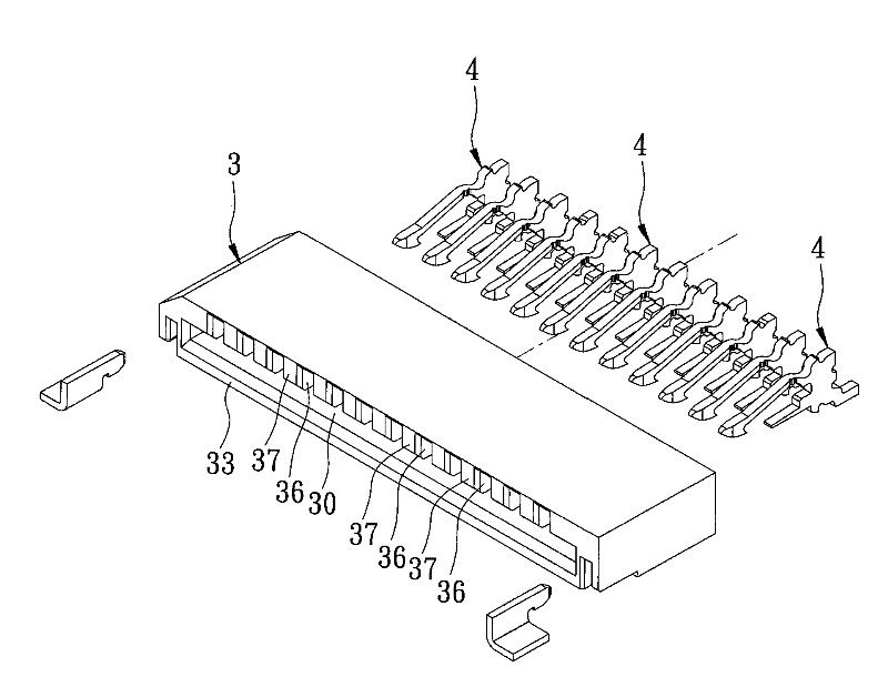 Thinned connector