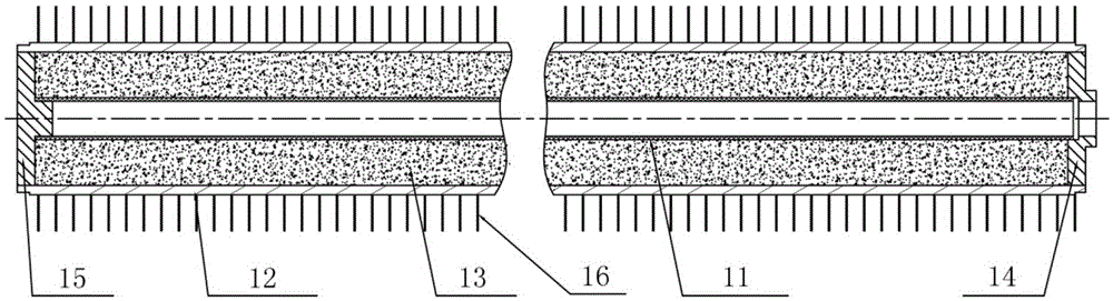 Adsorption bed structure