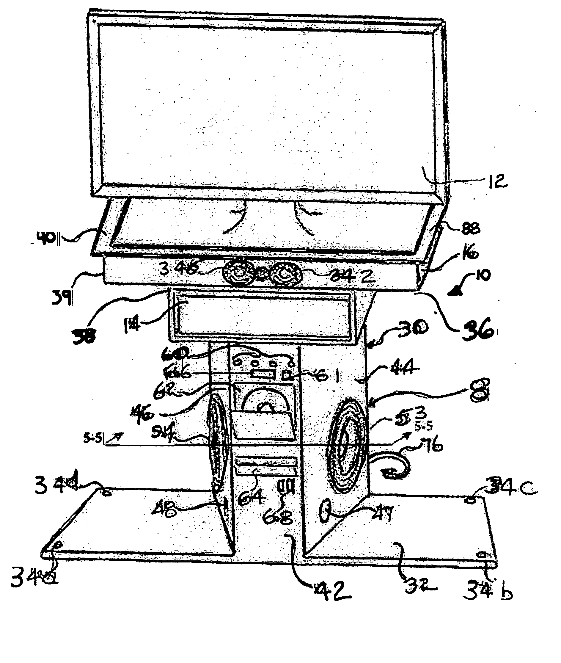 Integrated entertainment system with audio modules