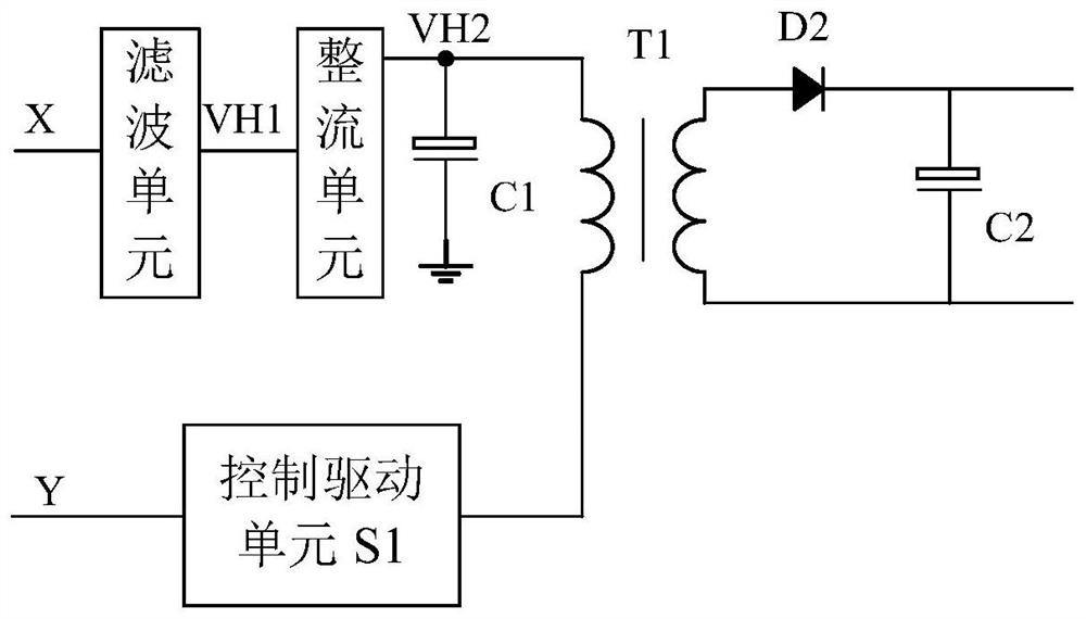 An input voltage slow-down undervoltage protection circuit and method for a switching power supply